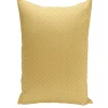 E By Design 16 Inch Yellow Decorative Geometric Throw Pillow