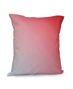 E By Design 16 Inch Coral Decorative Ombre Throw Pillow