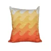 E By Design P Sea 16 Inch Yellow And Orange Decorative Nautical Throw Pillow