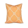 E By Design Ahoy! 16 Inch Yellow Decorative Nautical Throw Pillow