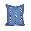 E By Design Beacon 16 Inch Blue Decorative Nautical Throw Pillow