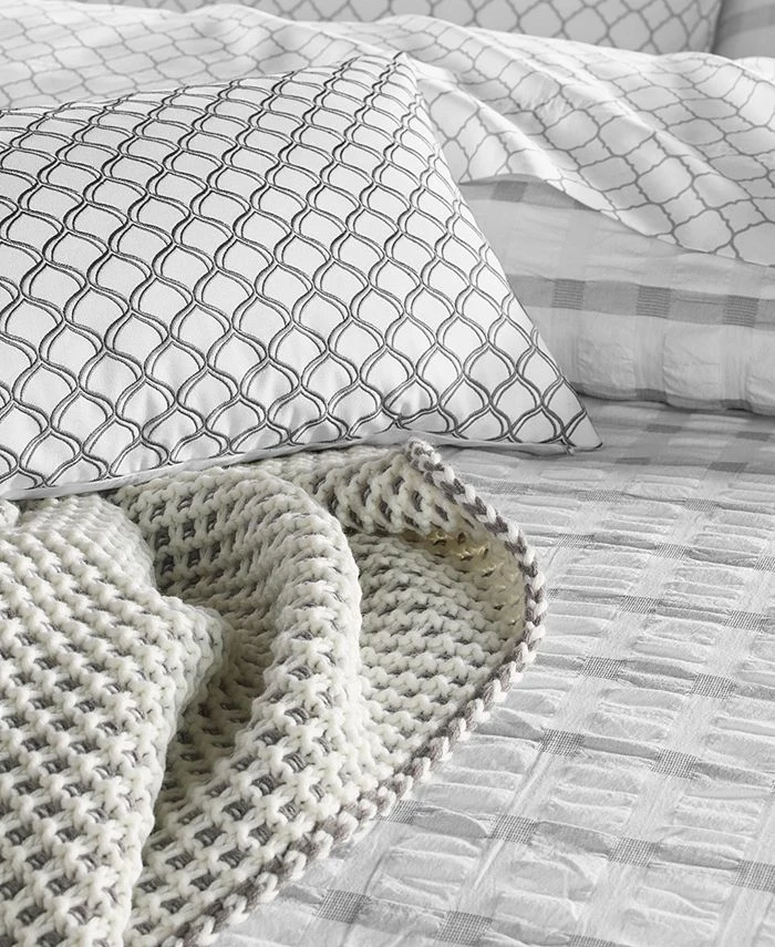 Charter Club Seersucker 3-Pc. Duvet Cover Set, King, Created For Macy's 4 Charter Club Seersucker 3-Pc. Duvet Cover Set, King, Created For Macy's - Image 4