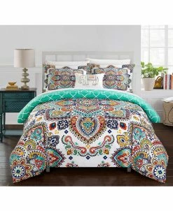 Chic Home Karen 4 Pc Queen Duvet Cover Set