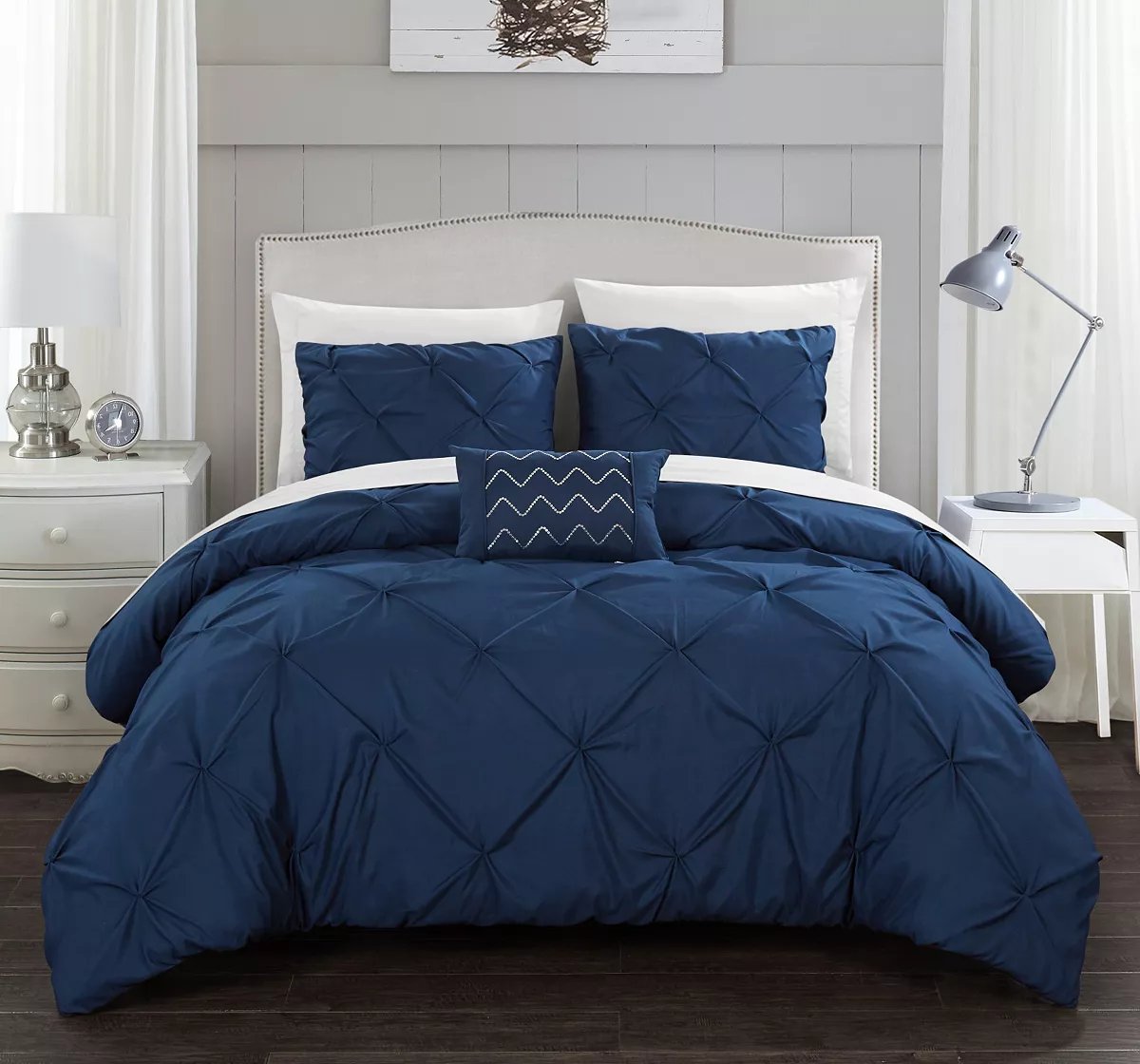 Chic Home Daya 4-Pc. Duvet Cover Sets 2 Chic Home Daya 4-Pc. Duvet Cover Sets - Image 2