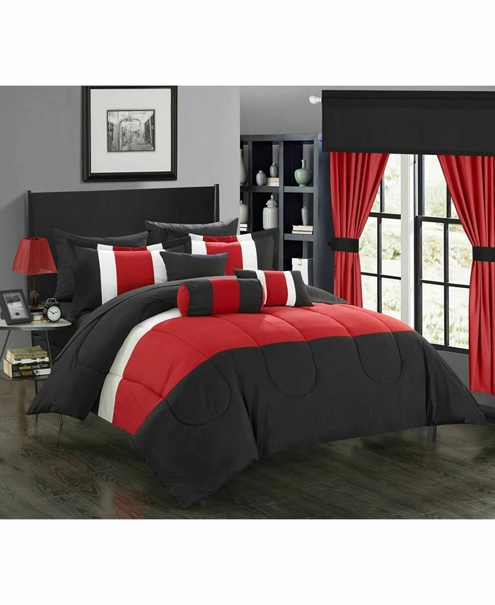 Chic Home Mackenzie 20-Pc Queen Comforter Set 1 Chic Home Mackenzie 20-Pc Queen Comforter Set