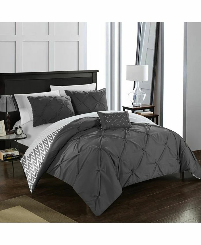 Chic Home Jacky 4-Pc Full/Queen Comforter Set 1 Chic Home Jacky 4-Pc Full/Queen Comforter Set