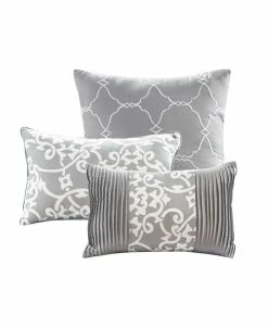 Chic Home Lea 10-Pc King Comforter Set 9 Chic Home Lea 10-Pc King Comforter Set -Chic Home Shop 10780416 fpx