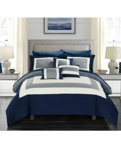 Chic Home Jake 10-Pc Queen Comforter Set