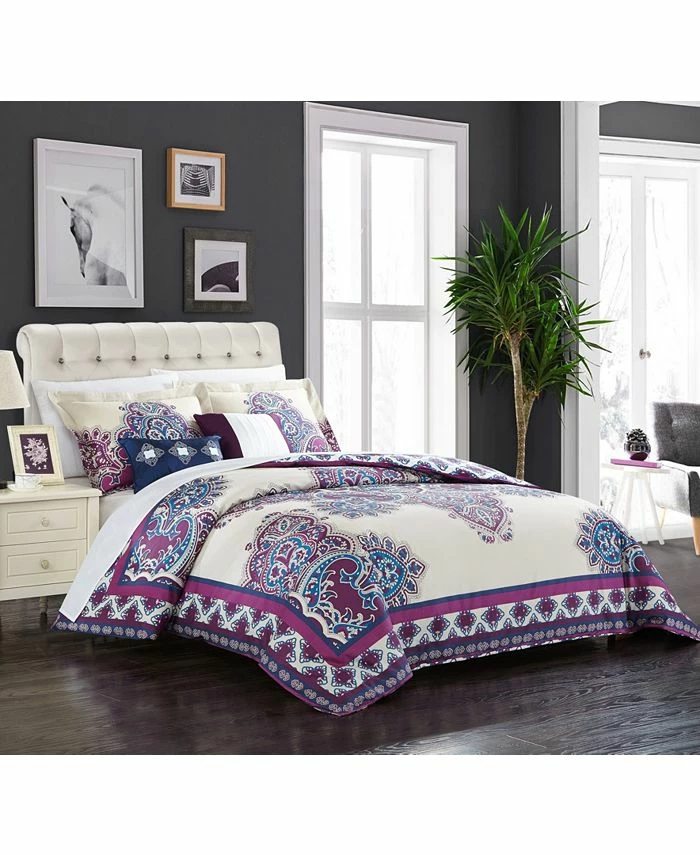 Chic Home Michal 5-Pc Queen Comforter Set 1 Chic Home Michal 5-Pc Queen Comforter Set