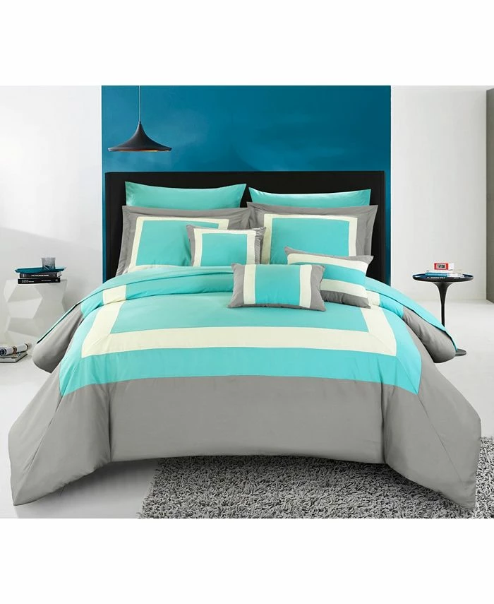 Chic Home Duke 10-Pc Queen Comforter Set 1 Chic Home Duke 10-Pc Queen Comforter Set