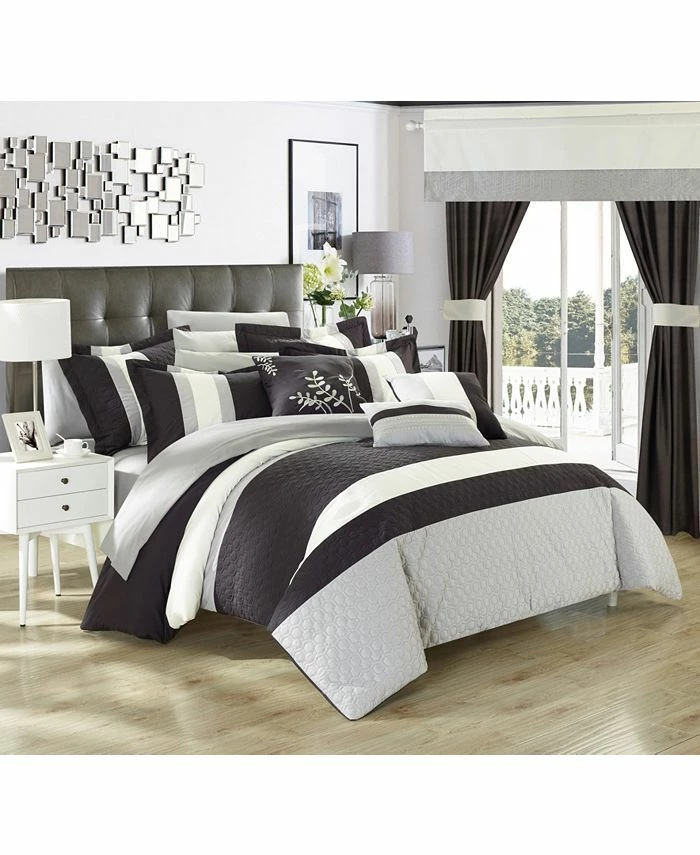 Chic Home Vington 24-Pc Queen Comforter Set 1 Chic Home Vington 24-Pc Queen Comforter Set