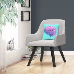 Baldwin ABC Modern 3D Pink Brain Decorative Pillow, 16 X 16 7 Baldwin ABC Modern 3D Pink Brain Decorative Pillow, 16 X 16 -Chic Home Shop 10972318 fpx