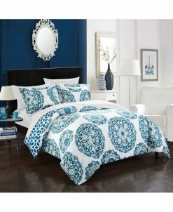 Chic Home Ibiza 7 Piece King Bed In A Bag Duvet Set