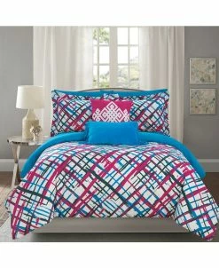 Chic Home Abstract 9 Piece Full Bed In A Bag Comforter Set