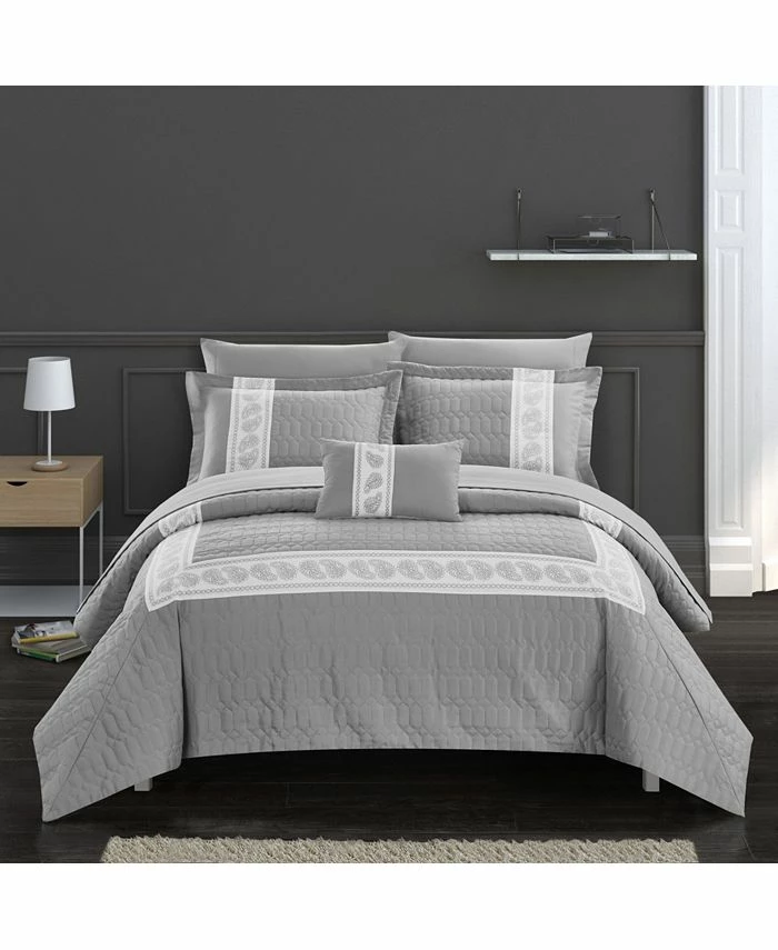 Chic Home Titian 6 Piece Twin Comforter Set 1 Chic Home Titian 6 Piece Twin Comforter Set