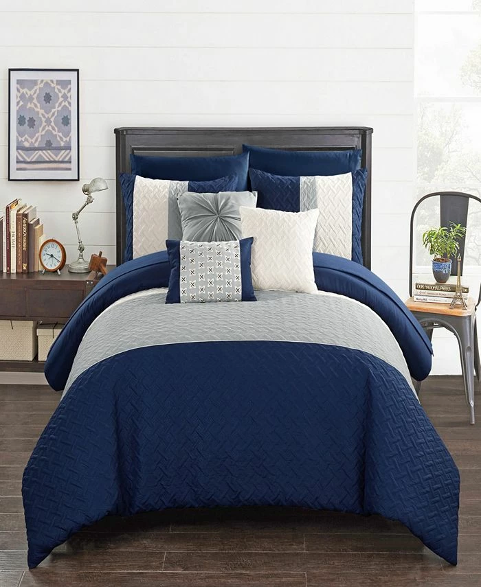 Chic Home Osnat 10 Piece Queen Bed In A Bag Comforter Set 1 Chic Home Osnat 10 Piece Queen Bed In A Bag Comforter Set