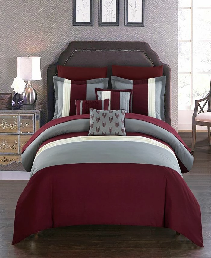 Chic Home Ayelet 8 Piece Twin Bed In A Bag Comforter Set 1 Chic Home Ayelet 8 Piece Twin Bed In A Bag Comforter Set