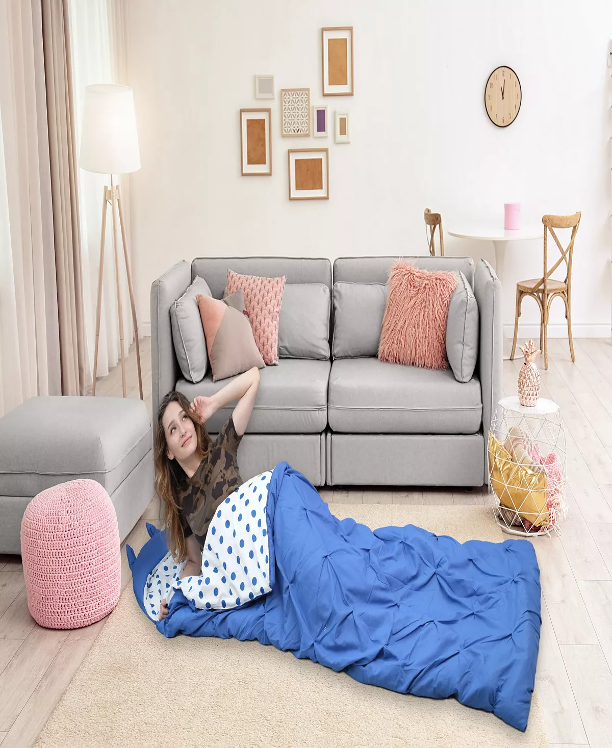 Chic Home Oscar 1 Piece Twin X-Long Sleeping Bag 3 Chic Home Oscar 1 Piece Twin X-Long Sleeping Bag - Image 3