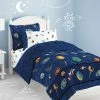 Dream Factory Outer Space Twin Comforter Set