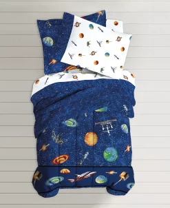 Dream Factory Outer Space Twin Comforter Set -Chic Home Shop 11468701 fpx