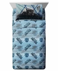 Disney Marvel Black Panther Blue Tribe 4-Pc. Twin Bed In A Bag 13 Disney Marvel Black Panther Blue Tribe 4-Pc. Twin Bed In A Bag -Chic Home Shop 11619971 fpx