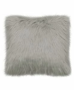 French Connection Sheepskin 22 Square Faux Fur Decorative Pillows