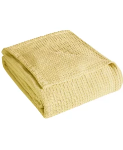 Elite Home Grand Hotel Waffle Knit Cotton King Blanket -Chic Home Shop 11940458 fpx