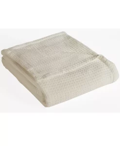 Elite Home Grand Hotel Waffle Knit Cotton King Blanket -Chic Home Shop 11940582 fpx
