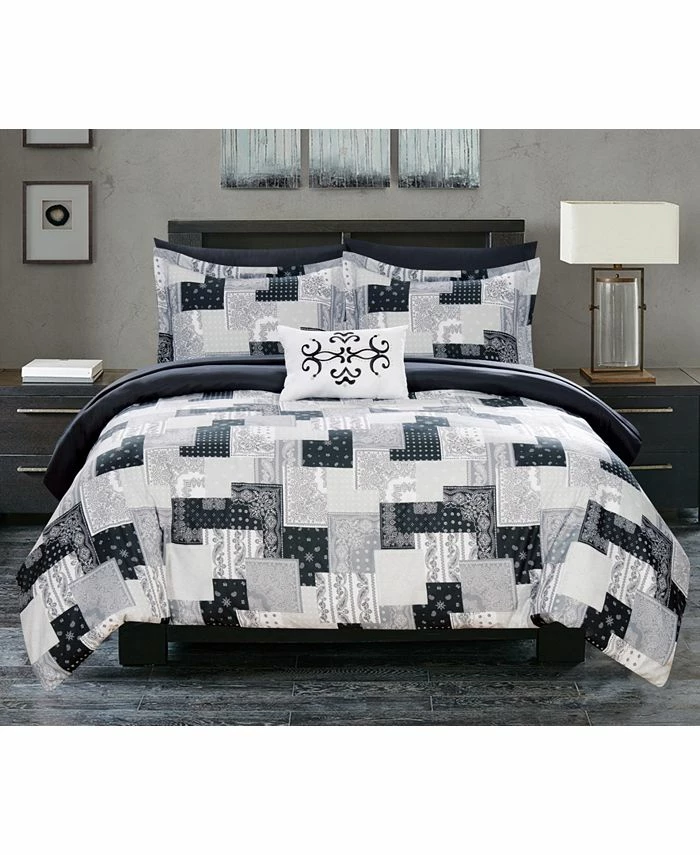 Chic Home Millennia 8 Piece King Bed In A Bag Comforter Set 1 Chic Home Millennia 8 Piece King Bed In A Bag Comforter Set