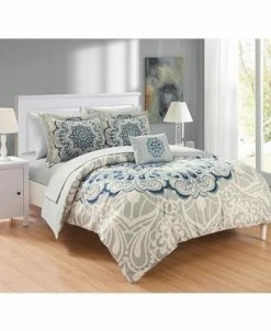 Chic Home Palmer 8 Piece Queen Bed In A Bag Comforter Set -Chic Home Shop 12230049 fpx