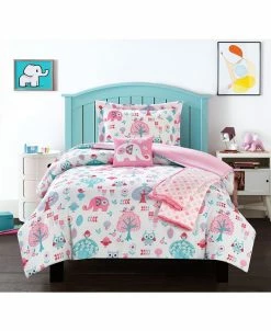 Chic Home Elephant Garden 4 Piece Twin Comforter Set