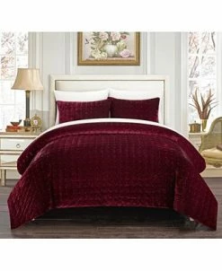 Chic Home Yna 3-Pc. King Velvet Comforter Set -Chic Home Shop 14344194 fpx