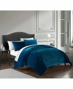 Chic Home Yna 3-Pc. King Velvet Comforter Set -Chic Home Shop 14344202 fpx