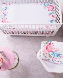 Trend Lab Painterly Floral Photo Op Crib Sheet -Chic Home Shop 14562448 fpx