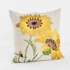 Saro Lifestyle Tournesol Embroidered Decorative Pillow, 18 X 18