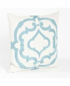 Saro Lifestyle Rue Serrett Embroidered Decorative Pillow, 17 X 17 -Chic Home Shop 14831627 fpx