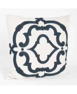 Saro Lifestyle Rue Serrett Embroidered Decorative Pillow, 17 X 17 -Chic Home Shop 14831628 fpx