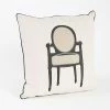 Saro Lifestyle Chair Decorative Pillow, 18 X 18