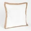 Saro Lifestyle Braided Jute Decorative Pillow, 20 X 20