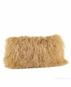 Saro Lifestyle Mongolian Wool Lamb Fur Decorative Pillow, 12 X 20 -Chic Home Shop 14831720 fpx