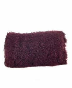 Saro Lifestyle Mongolian Wool Lamb Fur Decorative Pillow, 12 X 20 -Chic Home Shop 14831721 fpx