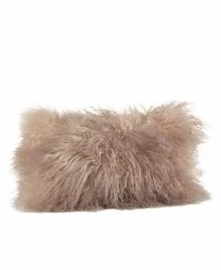 Saro Lifestyle Mongolian Wool Lamb Fur Decorative Pillow, 12 X 20 -Chic Home Shop 14831723 fpx