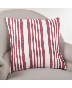 Saro Lifestyle Coastal Stripe Throw Pillow, 20 X 20 -Chic Home Shop 14831801 fpx