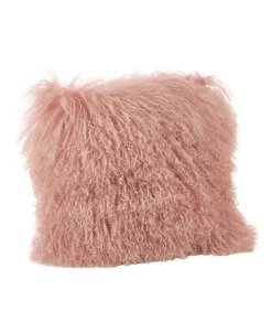 Saro Lifestyle Wool Mongolian Lamb Fur Throw Pillow, 16 X 16 11 Saro Lifestyle Wool Mongolian Lamb Fur Throw Pillow, 16 X 16 -Chic Home Shop 14831828 fpx