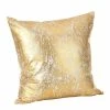Saro Lifestyle Donnelou Metallic Foil Printed Decorative Pillow, 18 X 18