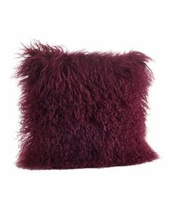 Saro Lifestyle Mongolian Wool Lamb Fur Decorative Pillow, 20 X 20 11 Saro Lifestyle Mongolian Wool Lamb Fur Decorative Pillow, 20 X 20 -Chic Home Shop 14831850 fpx