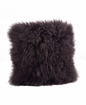 Saro Lifestyle Mongolian Wool Lamb Fur Decorative Pillow, 20 X 20 6 Saro Lifestyle Mongolian Wool Lamb Fur Decorative Pillow, 20 X 20 - Image 6