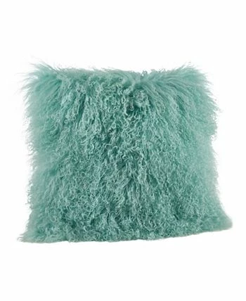 Saro Lifestyle Mongolian Wool Lamb Fur Decorative Pillow, 20 X 20 8 Saro Lifestyle Mongolian Wool Lamb Fur Decorative Pillow, 20 X 20 - Image 8