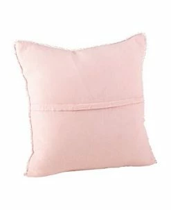 Saro Lifestyle Pom Pom Trim Linen Decorative Pillow, 20 X 20 -Chic Home Shop 14831930 fpx