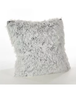 Saro Lifestyle Juneau Two Tone Faux Fur Decorative Pillow, 18 X 18 -Chic Home Shop 14831965 fpx